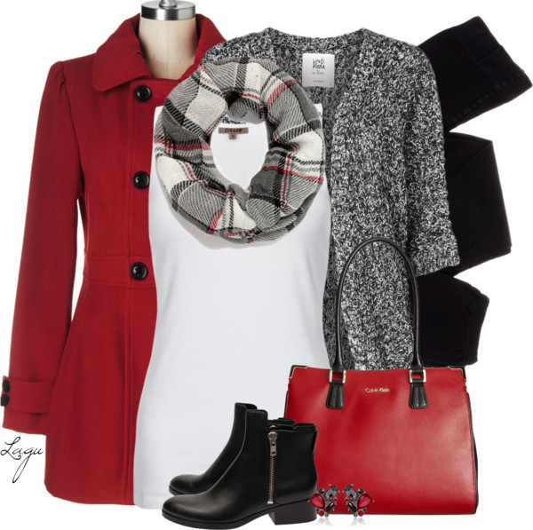 red_pea_coat_and_black_fall_outfit_combination_outfitspedia